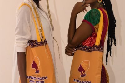 AfroModa_As jovens Daiara Ferreira e Ludmila Laisa Santos